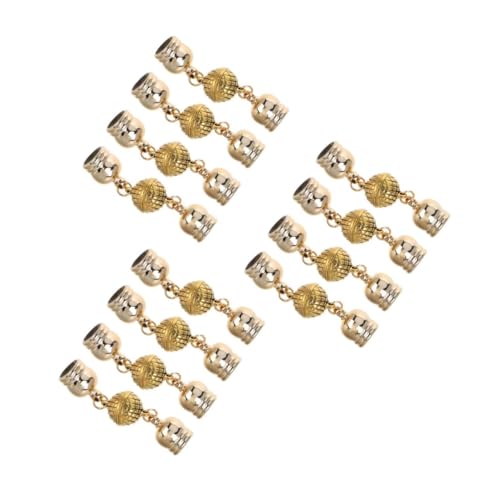 4 goldene Magnetverschlüsse, magnetische Schnallenverbinder für Schmuck, Halsketten, Schals, Zubehör von BXVXWKJXKR