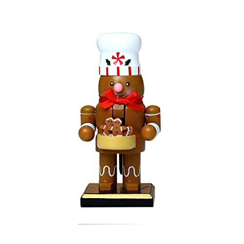 BYNYXI 16cm Nussknacker Weihnachten, Soldier Nussknacker Figur Weihnachten Soldier Nussknacker Klassischer Weihnachts Nussknacker Soldat Ornamente Puppe Holzfigur Nußknacker Tischdeko für Weihnachten von BYNYXI