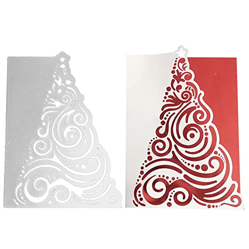 BYNYXI Stanzschablonen Weihnachten Stanzformen Prägeschablone Weihnachtsstanzschablonen Cutting Dies Stanzformen für Weihnachtsdeko DIY Scrapbooking Karten Handwerk Geschenk von BYNYXI