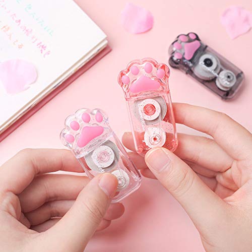 BYUTFA Cute for Cat Paw Correction Tape Stationery Corrector Student Veränderte Tapes Kawa von BYUTFA