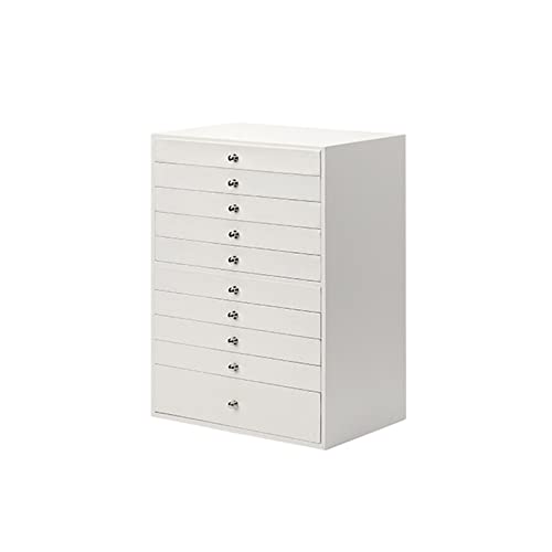 BZBZB Aufbewahrungsbox, Schmuck-Organizer, 10-lagiges Leder, riesige Schmuckschatulle für Damen, Uhren-Organizer, Halskette, Ring, Ohrringe, Aufbewahrung, Geschenket von BZBZB