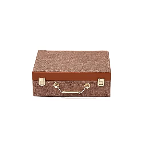 BZBZB Aufbewahrungsbox, Schmuck-Organizer, 9,25 Zoll, Schmuckschatulle, Aufbewahrungsbox, kleine Schmuckschatulle, Kosmetikbox, zur Aufbewahrung von Ringen, Armbände von BZBZB