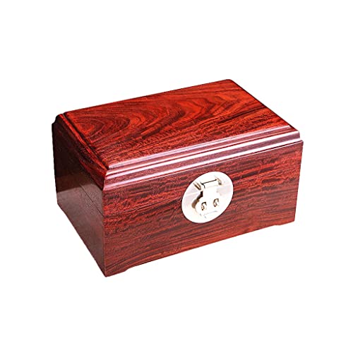 BZBZB Aufbewahrungsbox, Schmuck-Organizer, Schmuckschatulle, Holz-Aufbewahrungsbox, Ring, Ohrring, Halskette, Armband, Uhr, kleine Schmuck-Aufbewahrungsbox, Schmucks von BZBZB