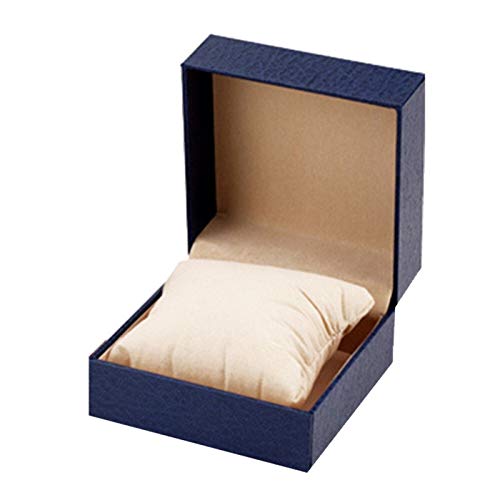 BZBZB Aufbewahrungsbox, Uhrenbox, Uhren-Schmuckschatulle, langlebiges Hartschalenetui, quadratische Geschenkbox für Uhren, Armbänder, Armreifen, Geschenkbox, Aufbewa von BZBZB