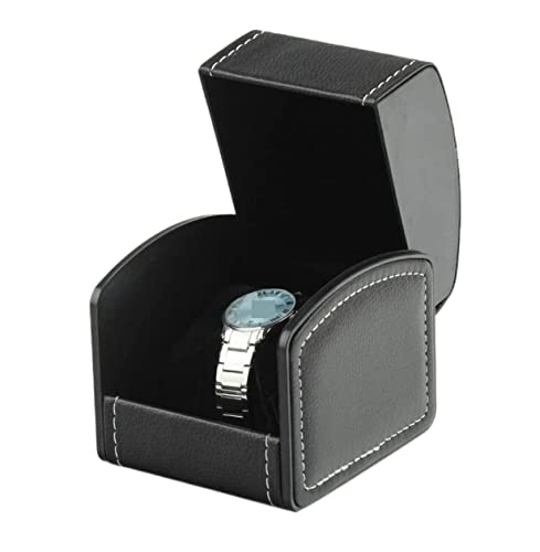 BZBZB Aufbewahrungsbox, Uhrengehäuse, Schmuckschatulle, Reise-Uhrengehäuse, Einzelschlitz-Uhrenbox, Leder-Schmuck-Aufbewahrungsbox, Schmuck-Armband-Display, Uhrenbox von BZBZB