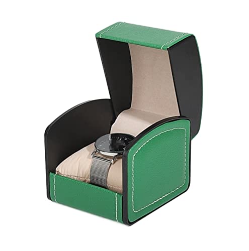 BZBZB Aufbewahrungsbox, Uhrengehäuse, Schmuckschatulle, Reise-Uhrengehäuse, Einzelschlitz-Uhrenbox, Leder-Schmuck-Aufbewahrungsbox, Schmuck-Armband-Display, Uhrenbox von BZBZB