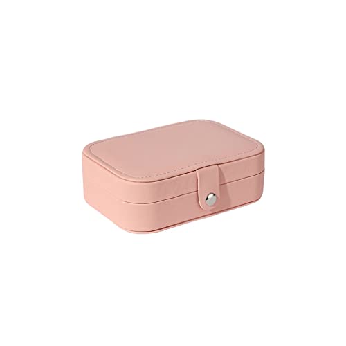 BZBZB Aufbewahrungsbox Schmuck Organizer 6,29 Zoll Schmuckschatulle Aufbewahrungsbox Kleine Schmuckschatulle Lederbox Kann Display Ring Armband Halskette Ohrringe UH von BZBZB