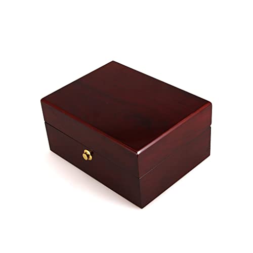 BZBZB Aufbewahrungsbox Schmuck Organizer 7,08 Zoll Retro Schmuckschatulle Aufbewahrungsbox Kosmetikbox Ring Ohrring Halskette Armband Uhr Kleine Schmuckaufbewahrungsb von BZBZB