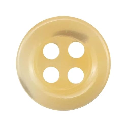 BZSDDY 10 Stück 10/12 mm beige natürliche Muschelknöpfe Perlmuttknöpfe Muschelknöpfe Nähen 4-Loch-Knöpfe für Stoffmäntel Anzüge Jacken von BZSDDY