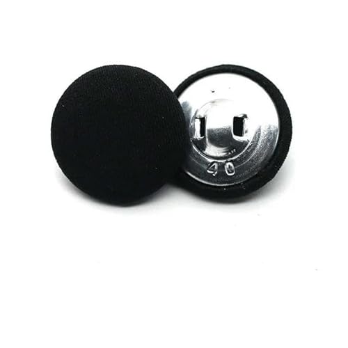 BZSQD 20 Stück 15–30 mm stoffbezogene Stoffknöpfe, rundes, dekoratives Nähzubehör für Oberhemden, Basteln für Näher und Bastler von BZSQD