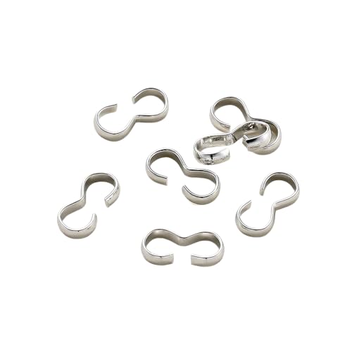 BZSQD 4 x 8 mm 18 K 100 Stück runde Metall-O-Ringe aus Metall in 3 Formen, Metall-Binderinge, Verbindungsringe für Schmuckherstellung von BZSQD