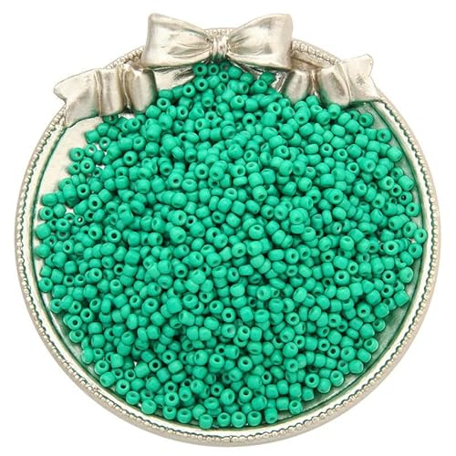 BZSQD 4500–30000 Stück 2/3/4 mm hellblaue Glasperlen zur Schmuckherstellung, Ponyperlen, Reisperlen, Mini-Rocailles-Perlen für Armbänder, Perlen-Rocailles-Perlen von BZSQD