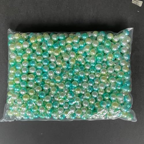 BZSQD 550/1000/4500/18000/50000 Stück, 3–12 mm Farbverlauf, bunte Kunstperlen, Acryl-Rocailles für Armbänder, Halsketten, DIY-Schmuckherstellung von BZSQD