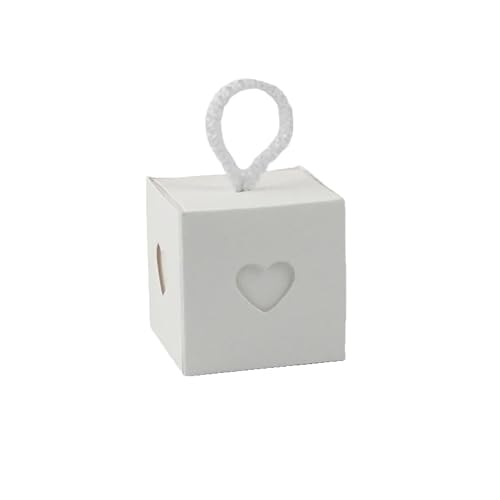 BZSQD Dekorative Snackboxen aus Papier, vielseitig einsetzbar, für Kindergeburtstage, Weihnachten, Hochzeiten und Feiertage, 5,5 x 5,5 cm, 20–100 Stück von BZSQD