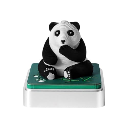 Panda 3D Haftnotizen Abreißkalender 2025 Papierschnitzerei Desktop Skulptur Z4X5 dekoratives Geschenk Büro für Schule von BaYuYPOO