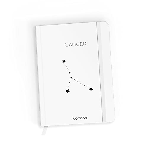 ERT GROUP Original und offiziell lizenziert von Babaco Notizbuch, Muster Zodiac Constellation 004 white, mit liniertes Papier, A5 von Babaco