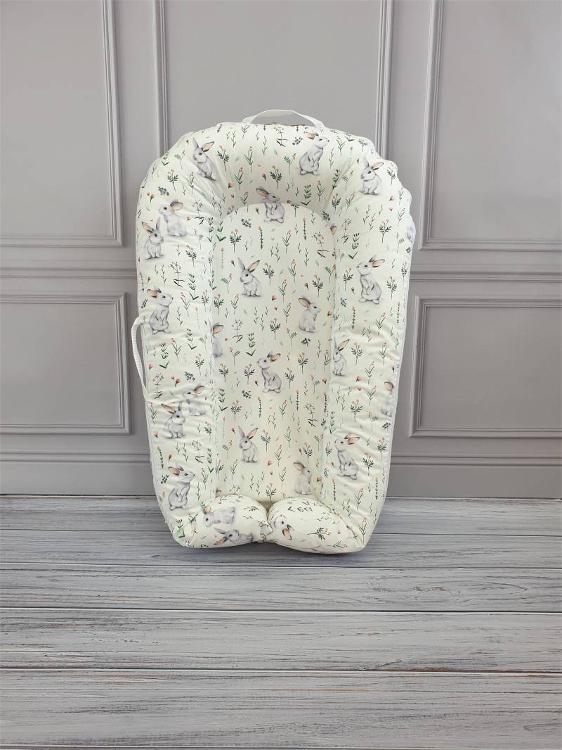 Hasen Cover Deluxe, Grand, Sleep Bad, Co Schläfer, Dock Cover, Baby Schlaf Positioner von BabyCareDesign