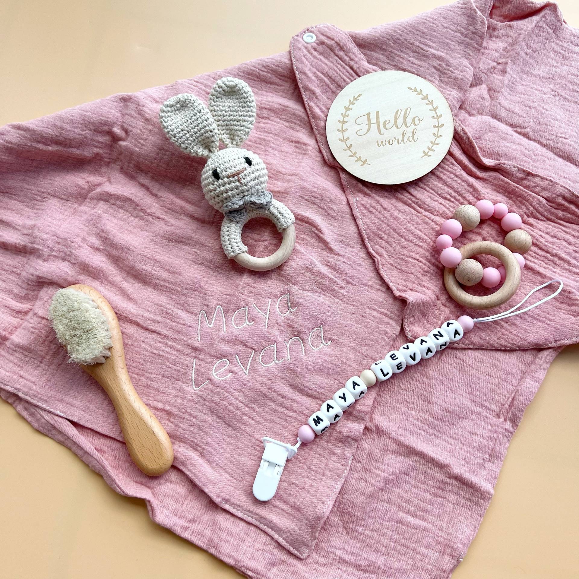 Personalisierte Baby-Geschenkbox Für Mädchen | Benutzerdefinierte Baby Geschenk Jungen Korb Neugeborenen Set Baby-Geschenke Neues Baby-Geschenk von BabyMiWorld