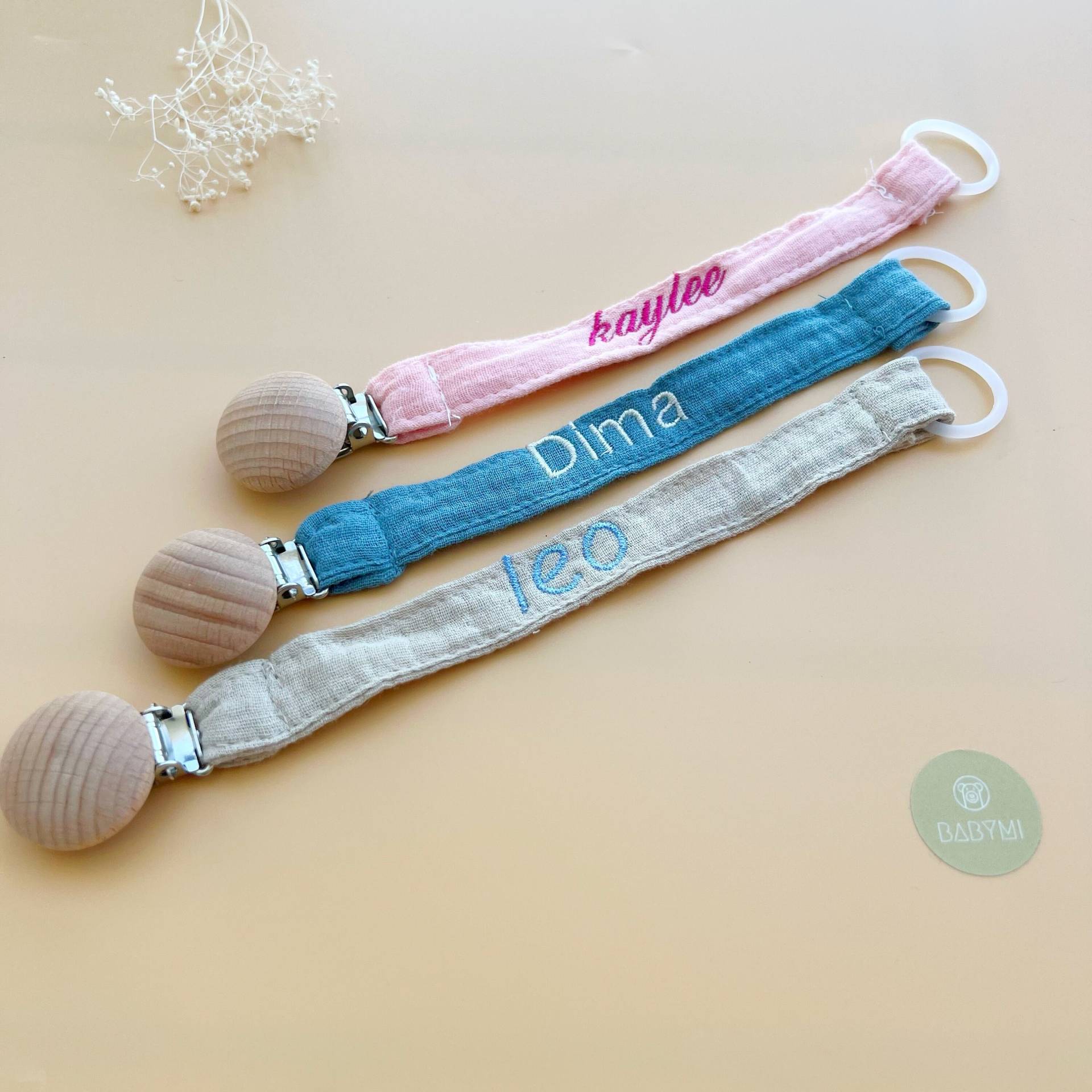 Personalisierte Schnullerclip | Benutzerdefinierte Baby Mädchen Jungen Geschenk Binky Clip Mit Name Neugeborene Geschenke Schnuller Halter von BabyMiWorld