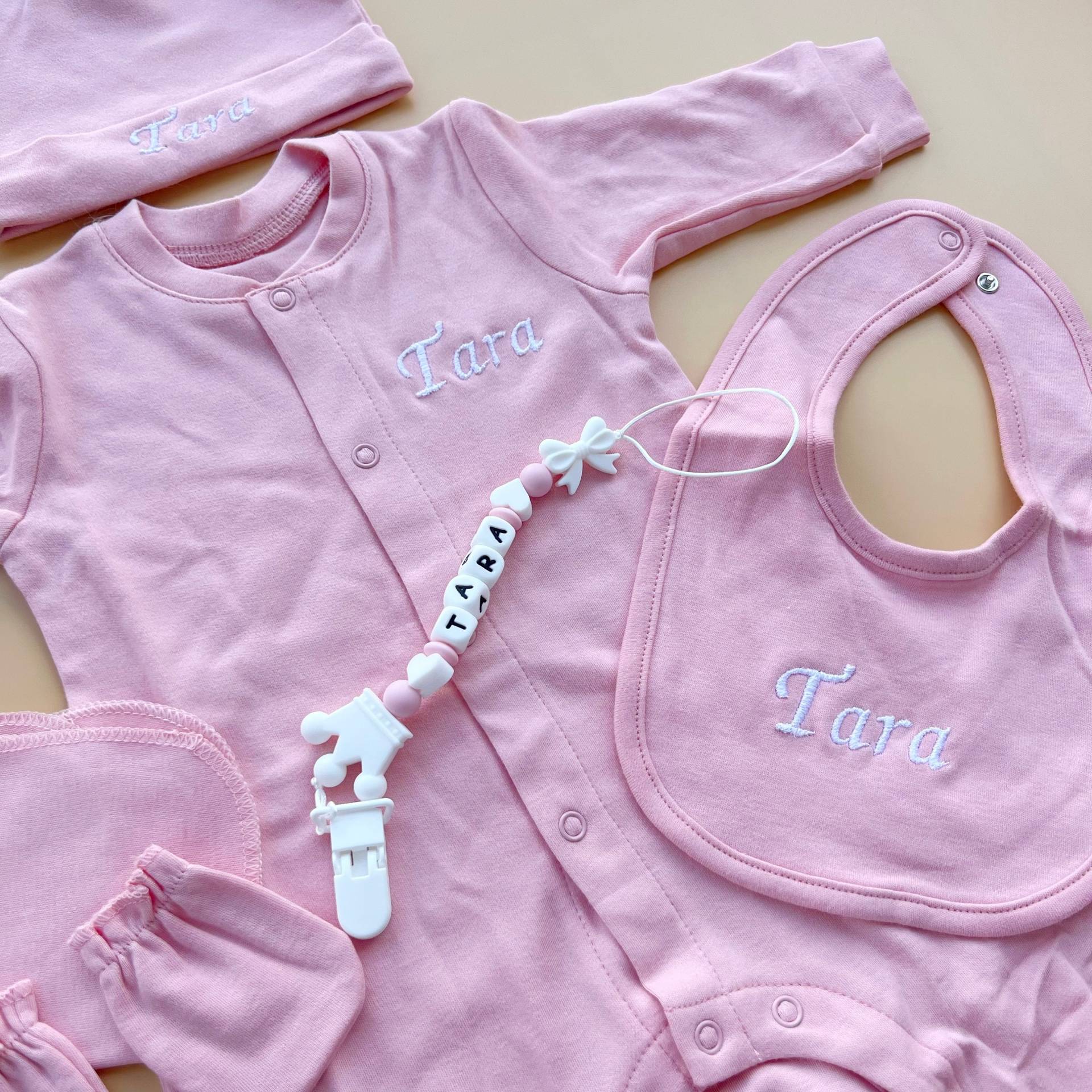 Personalisiertes Geschenkset Für Neugeborene | Baby Geschenk Mit Namen Coming Home Outfit Benutzerdefinierte Kleidung Set Jungen Mädchen von BabyMiWorld