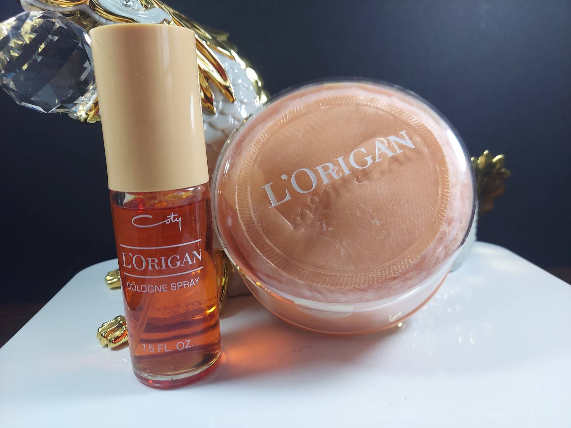 L'origan 1, 5 Unzen Köln Spray & 11 Staubpuder Vintage von BadBoysBikerJewelry