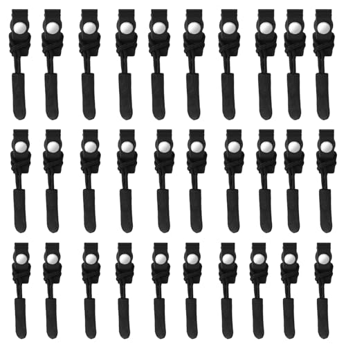 30 Stück Reißverschluss Reparatur Set - Reißverschluss Zipper, Universell Reisverschluss-Reparaturset, 3 Größen Abnehmbares Ersatz Zipper für ReißVerschluss, Reisverschlußzipper Set,Reisverschluss Fix von Bafeil