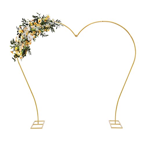 Metall Hochzeitsbogen Hintergrundständer 26.5 * 23.5 cm Gold Hochzeit Bogen Hintergrund Hochzeits Party Dekorative Blumenrahmen von Bagyaluu