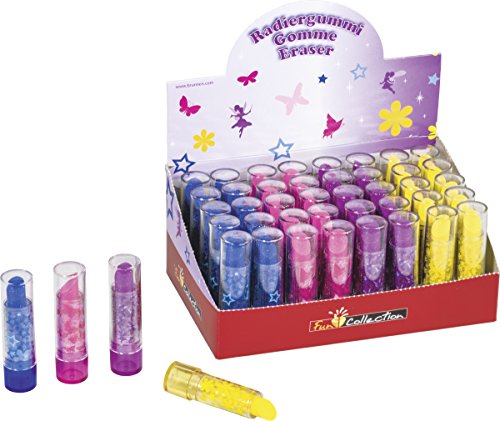 Baier & Schneider Radierer Radiergummi Lipstick Fun Collection, Kunststoff, 17 x 19 x 48 mm von Baier & Schneider