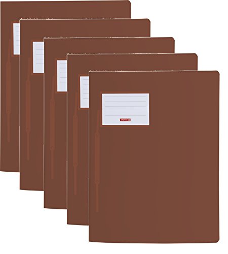 Baier & Schneider Schnellhefter FACT! Colour Code, Kunststoff, 240 x 313 mm (5er Pack, Braun) von Baier & Schneider