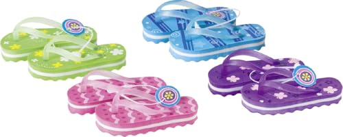 Brunnen 1029979 Radiergummi / Radierer Flip Flop Fun Collection, 4 x 3 cm, 2er-Set, 4 verschiedene Farben) von Baier & Schneider