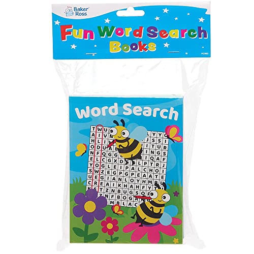 Baker Ross FC963 Mini Wortsuchbücher für Kinder - 12er Pack, Kleine Puzzle Hefte für Kinder auf Englisch von Baker Ross