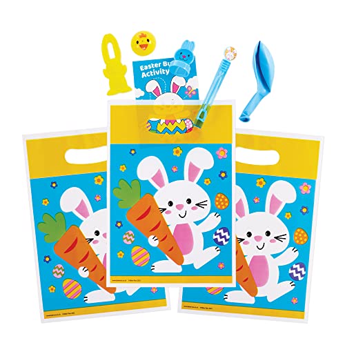 Baker Ross FX481 Oster-Party-Beutetaschen - Packung mit 10, Ostern Partytaschen Multipack für Kinder von Baker Ross