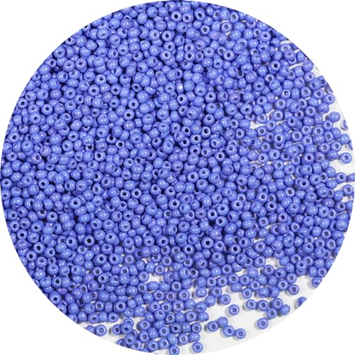 Bala&Fillic 2mm Round Size Uniform Seed Beads 9000pcs/100 Grams in Bag, 12/0 Indigo Blue Seed Beads Small Craft Seed Beads for Making Jewelry Earring Bracelets necklace (Indigo Blue) von Bala&Fillic