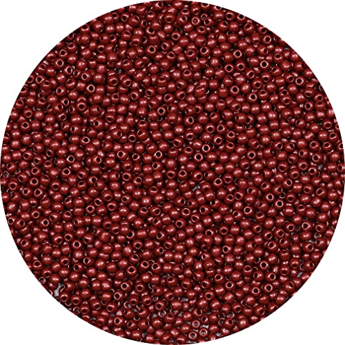 Bala&Fillic 2mm Round Size Uniform Seed Beads 9000pcs/100 Grams in Bag, 12/0 Matte Coffe Seed Beads Small Craft Seed Beads for Making Jewelry Earring Bracelets necklace (Matte Coffe) von Bala&Fillic