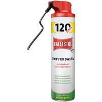 BALLISTOL Universalöl Jubiläumsdose + gratis VarioFlex Sprühkopf Schmiermittel 400,0 +120,0 ml von Ballistol