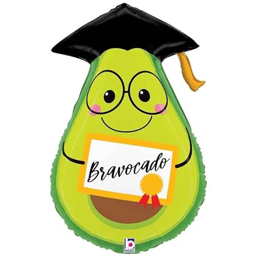 Ballonim® Avocado Bravocado 64 cm Folienballon Party DekorationGeburtstag von Ballonim