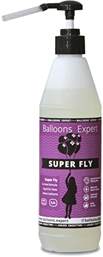 Ballongel | 500ml Flasche mit Spender | bis zu 25x längere Schwebezeit-Verlängerung von Heliumballons | Luftballons Ballons Gel schweben verlängern von Balloons.Expert