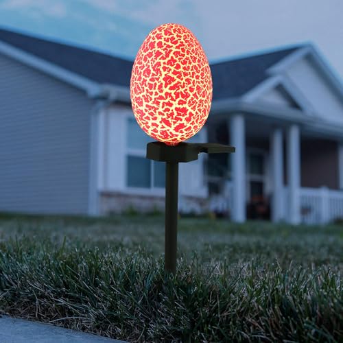 Baluue Solar Ostereier Lichterkette für den Außenbereich – Osterei-Licht, wetterfest, automatische Beleuchtung für Garten und Balkon, festliche Osterdekoration von Baluue