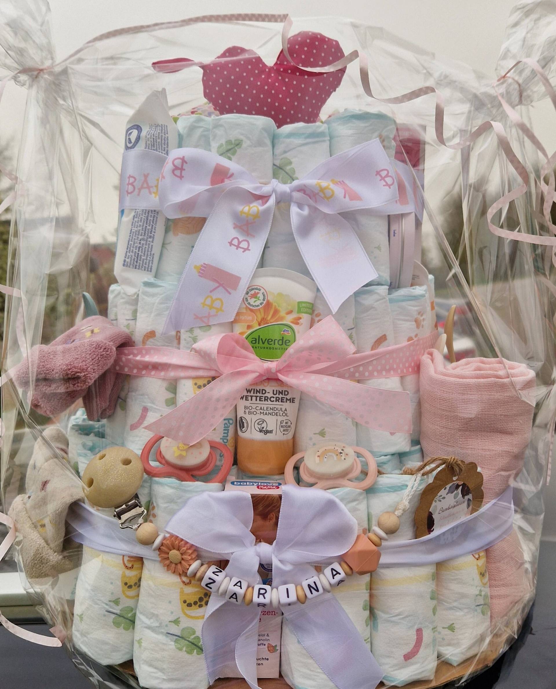 Windeltorte/Babyparty/Geschenk/Boy/Girl von Bambinidream