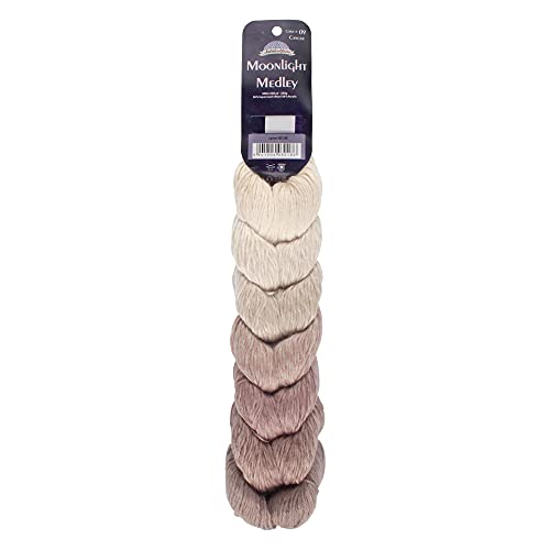 JubileeYarn Moonlight Medley Garn, Ombré-DK-Gewicht, Merinowolle/Acryl, 200 g/Strang, Krebs, 1 Knäuel von BambooMN