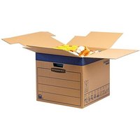 5 Bankers Box Umzugskartons SmoothMove FastFold 47,0 x 48,0 x 41,2 cm von Bankers Box