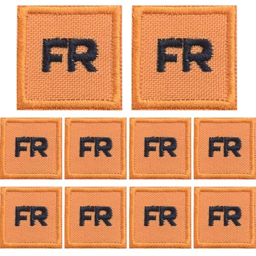 10pcs FR -Flecken für Kleidung Ersatzstickstätte Bügeleisen auf Flecken 1x1 Flee Patches DIY -Aufkleber -Patches für Jeansjacken -Rucksäcke, FR -Flecken für Kleidung, Aufkleberflecken von Banziaju