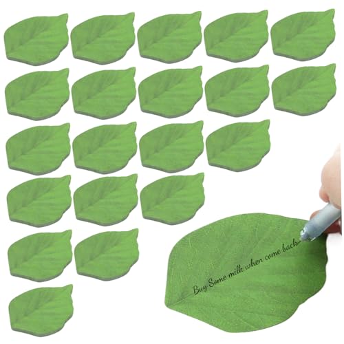 Klebrige Pads 20 Pads klebrige Notizpolster Papier Memo-Pads Selbstklebendes Blatt Klebrschierpads 1000 Blätter tragbare Erinnerung DIY Wanddekoration grüne klebrige Pads für Noten, Selbst-Stick-No von Banziaju