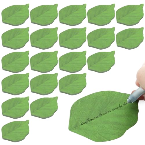 Klebrige Pads 20 Pads klebrige Notizpolster Papier Memo-Pads selbstklebendes Blatt klebrige Pads 1000 Blätter tragbare Erinnerung DIY Wanddekoration grüne klebrige Pads für Noten, Sticky Pads für N von Banziaju