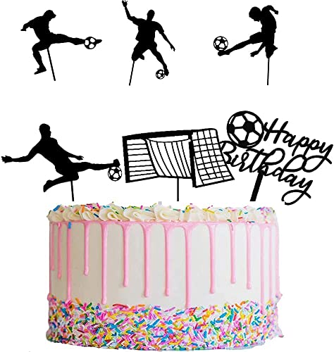 Tortendeko geburtstag, Tortentopper Kuchendeko Fußball Topper Kuchenstecker Basketball Topper Party Kindergeburtstag Happy Birthday zum Geburtstag Party für Jungen Dekorationen für Kinder Themenparty von Banzimiao