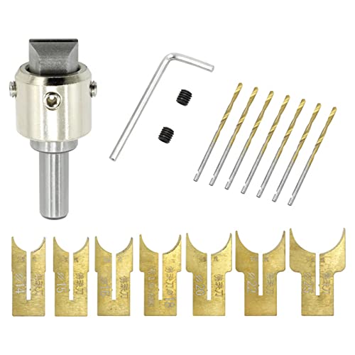 BaoFufc Holzbearbeitungs-Perlenbohrer, 10 mm Schaftdurchmesser, 6–30 mm, Holzkugelfräser-Bit, Perlen, Industriequalität, Handwerkzeugbohrer für Holzforstner von BaoFufc