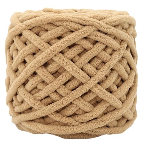 Baobiutin Dicke Garndecke Garn weiche Dicke klobige Wolle für Häkelkrochet 100 g flauschig klobiges Garn für Handgestrickte DIY -klobige Strickwolle für Pullover Hüte Decken Schals Khaki von Baobiutin