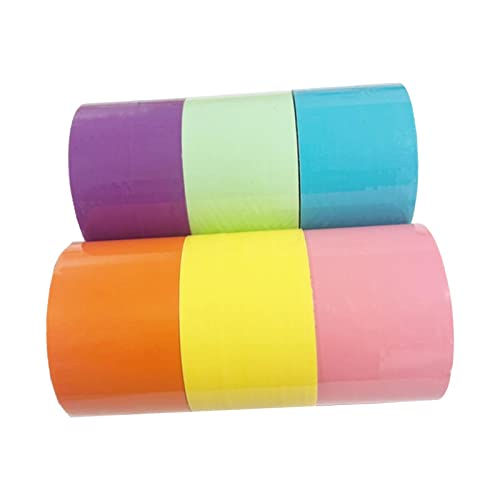 6 Stück Creative Sticky Ball Tape Color Tape für Party Favor, 25mx4.8cm von Baoblaze