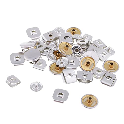 Baoblaze 12 Sets 15mm Haken Ösenverschluss Verschluss schneidern DIY Fertigkeit Verschönerung Metallhaken von Baoblaze