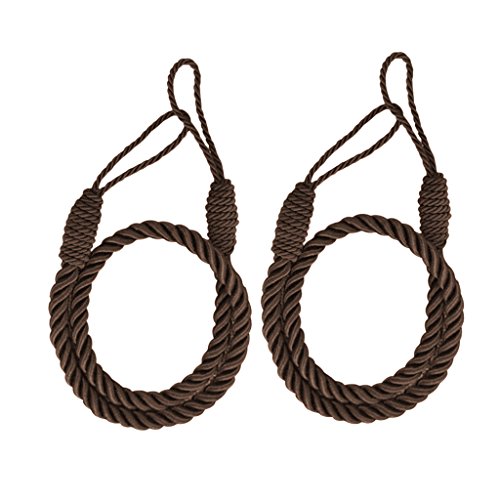 Baoblaze 2 Raffhalter Vorhang Seilhalter Gardinen Vorhang Farbwahl, Braun Baoblaze 2 Raffhalter Vorhang Seilhalter Gardinen Vorhang Farbwahl, Braun von Baoblaze